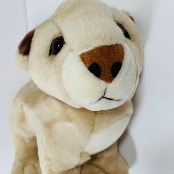 Goffa Lion Cub Wildlife Safari Plush Cuddle Toy Floppy Stuffed Animal - Picture 6 of 9